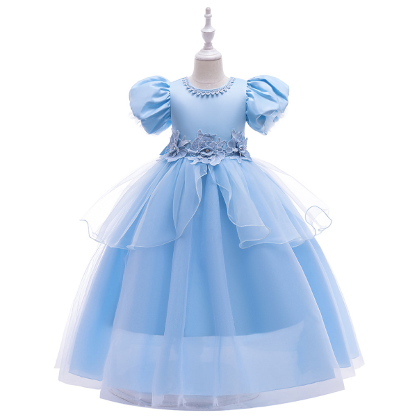 Cinderella Traumkleid - bauschig und wunderschön blau, Grösse 122