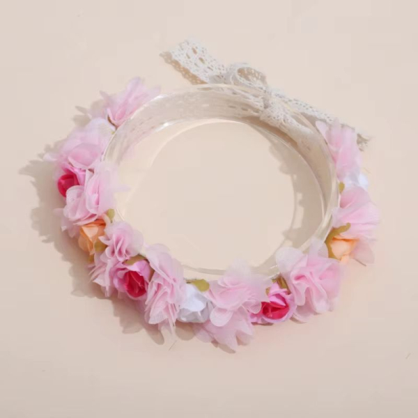 Süsses Haarband mit Rosenblüten - 4 Farben