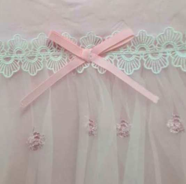 Pinkvanille-Collection: Traumhaftes, langes, besticktes Kleidchen für kleine Mädchen, hellrosa