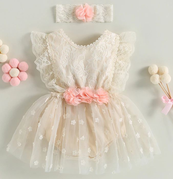 4 Varianten: Zauberhafte Einteiler - Bodys - Jumpsuit für kleine Prinzessinnen!