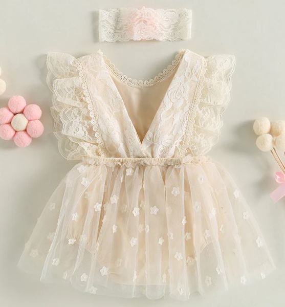 4 Varianten: Zauberhafte Einteiler - Bodys - Jumpsuit für kleine Prinzessinnen!