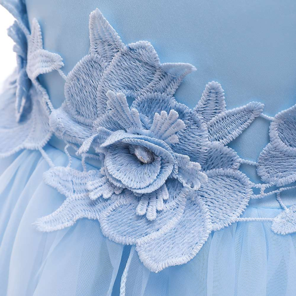 Cinderella Traumkleid - bauschig und wunderschön blau, Grösse 122
