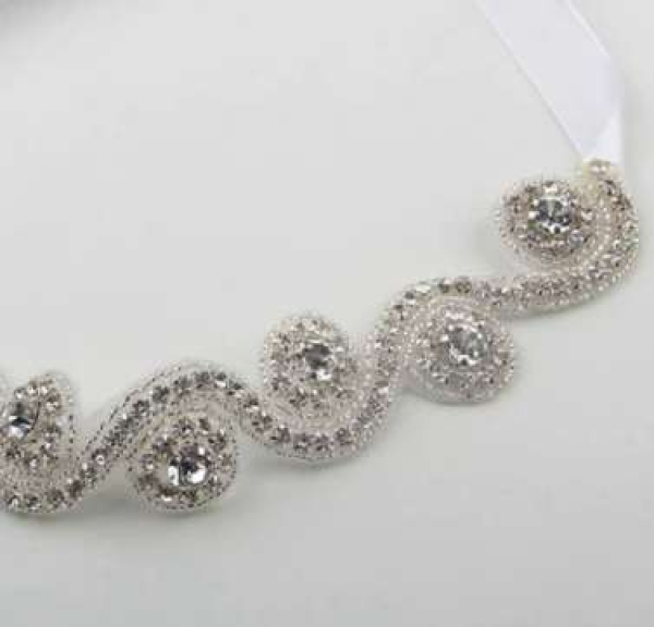 Elegantes Strass-Haarband