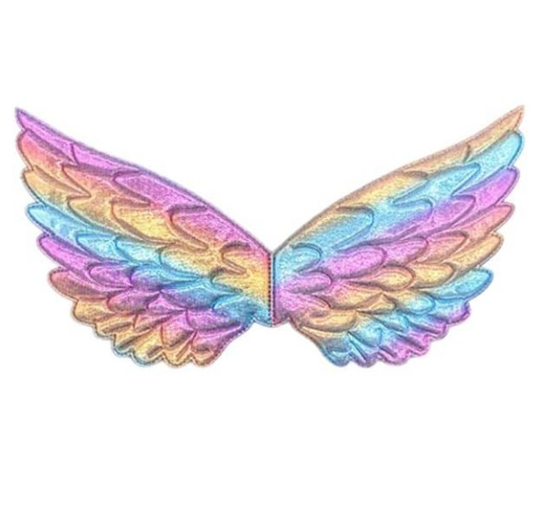 Geschenkset für Einhorn Fans: Feenflügel, Pastell-Tutu, Zauberstab und Einhorn-Haarreif