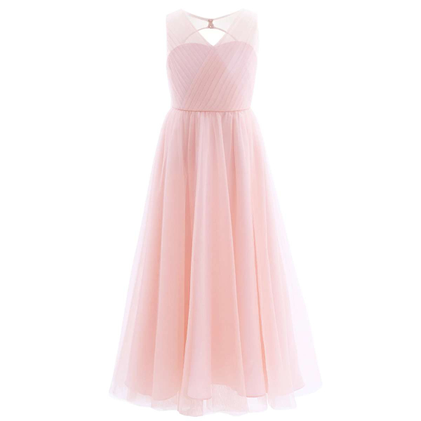 4 Farben: Elegantes, langes Festkleid in Pastellfarben und Weiss, solange Vorrat