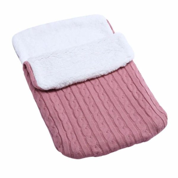 3 Farben: Fusssack, Schlafsack für Babys, kuschelweich - perfekt für die Übergangszeit