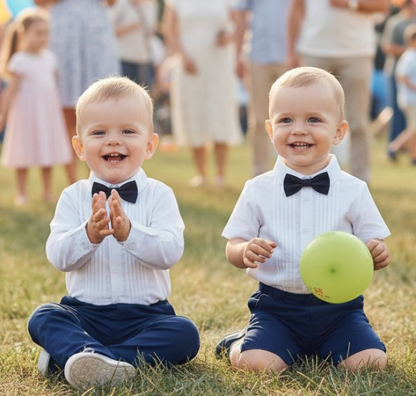 Richtig chic und aus eigener Produktion: Hemdbody mit toller Smoking-Optik und Fliege, kurz- und langärmlig