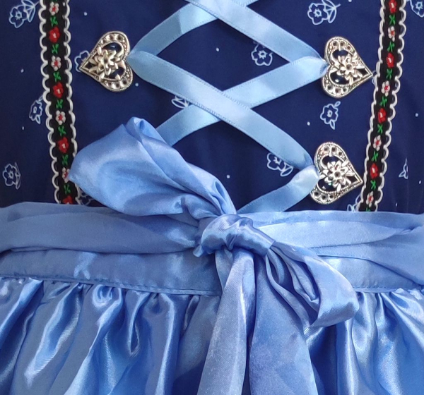 4 Farben: Tolles Dirndl für Mädchen und Babygirls - eigenes Design, wunderschöne Details!