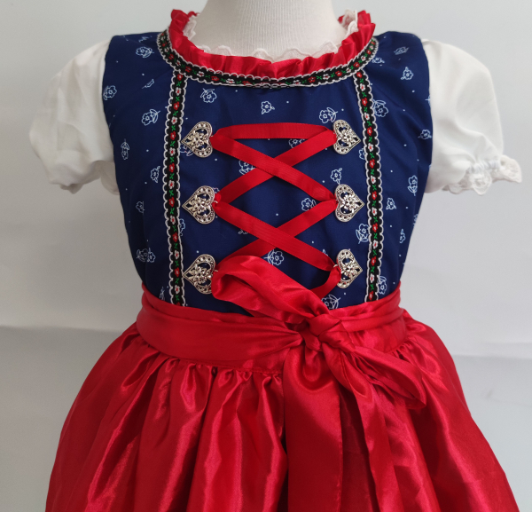 4 Farben: Tolles Dirndl für Mädchen und Babygirls - eigenes Design, wunderschöne Details!