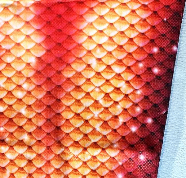 Goldene Flosse wie H2O - Plötzlich Meerjungfrau - in Erwachsenengrössen!