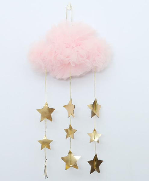 Wolken Mobile fürs Babyzimmer