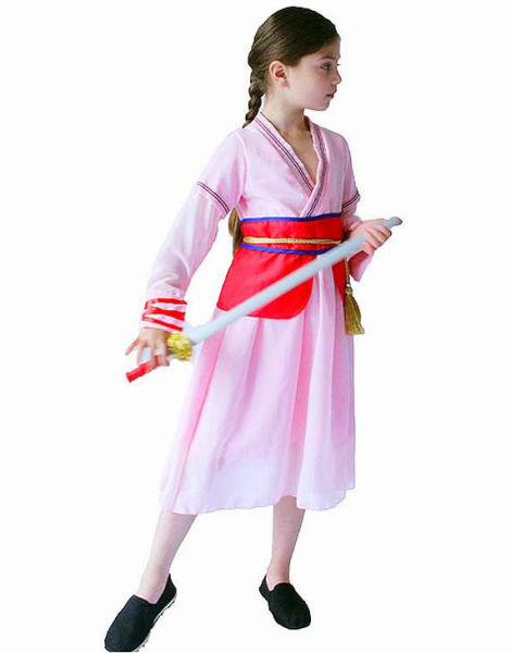 Mulan Kleid - schönes Outfit für coole Heldinnen!
