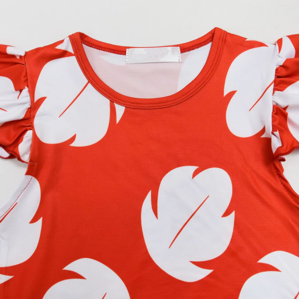 Süsses Lilo Kleid mit ausgestellten Ärmeln