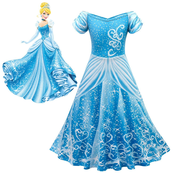 Blaues Kleid - lang, ganz weit schwingend und soft! Solange Vorrat