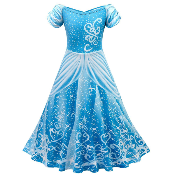 Blaues Kleid - lang, ganz weit schwingend und soft! Solange Vorrat