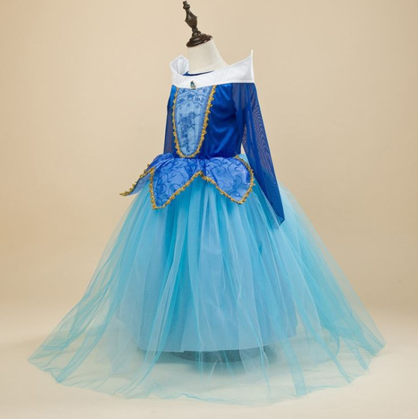 Prinzessinnenkleid - ein Traum in BLAU - Grösse 110