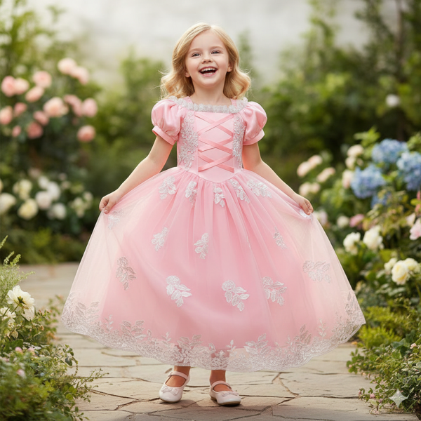 Das perfekte rosa Prinzessinnenkleid!