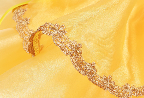 3 Farben: Prinzessinnen Ballkleid bauschig - in pink, blau und gelb