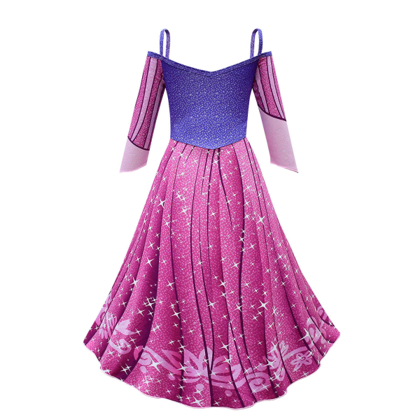 Rapunzelkleid - lang mit schönen Details und natürlich weit schwingend! Grösse 146, Solange Vorrat