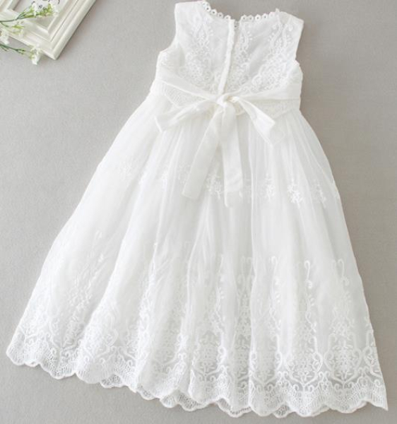 Langes stilsicheres Taufkleid zweiteilig, wunderschön, weich fliessend