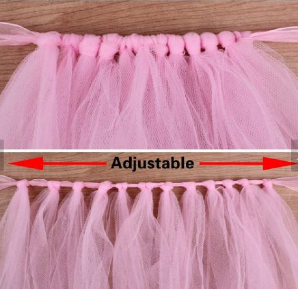 Tisch Tutu glamouröse Tischdekoration aus Tüll