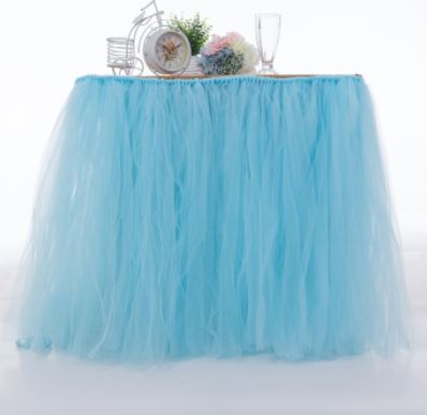 Tisch Tutu glamouröse Tischdekoration aus Tüll