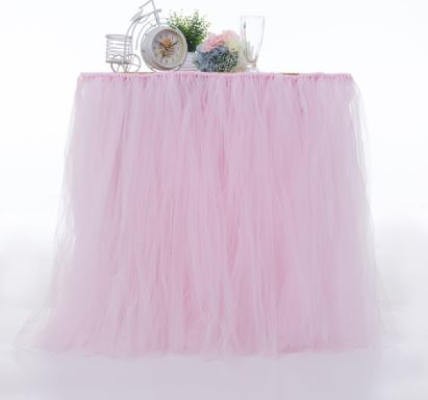 Tisch Tutu glamouröse Tischdekoration aus Tüll
