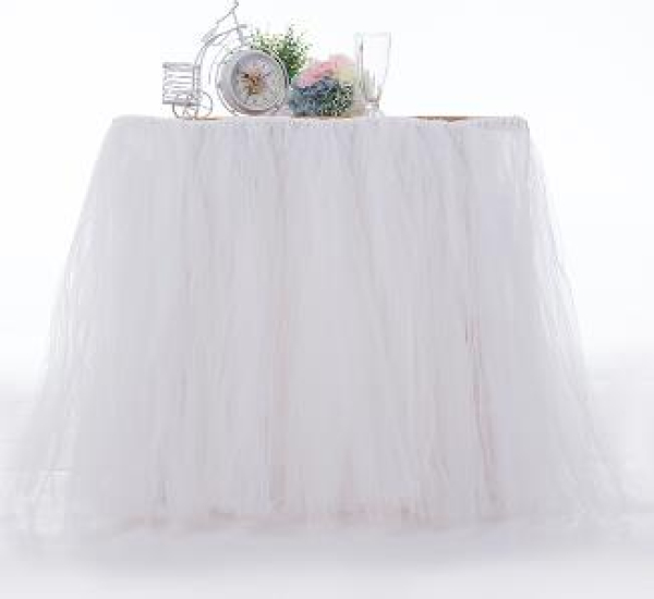Tisch Tutu glamouröse Tischdekoration aus Tüll