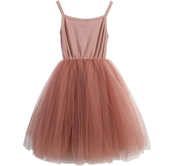 Weiss und Mauve: Süsses Tutu-Kleidchen weich und süss aus Baumwoll-Jersey